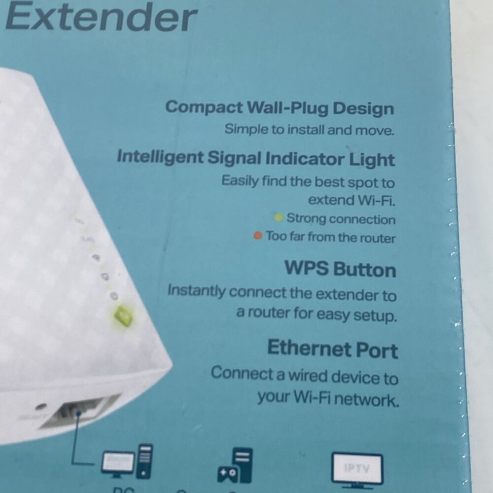 TP-LINK AC750 Dual Band 433 Mbps Mesh WiFi Range Extender Works W/ Any‎ Router - Picture 4 of 7